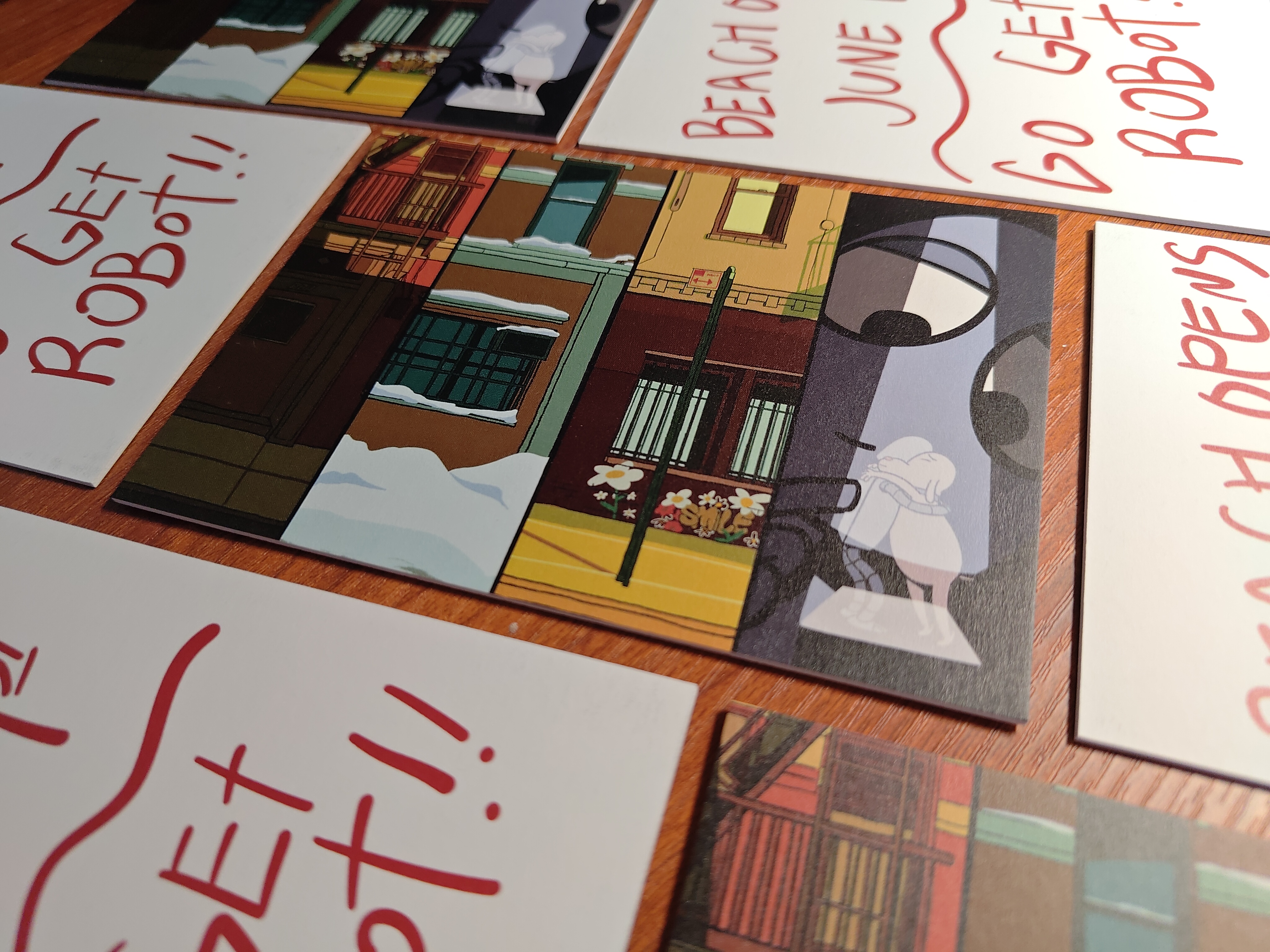 GET ROBOT雙面明信片